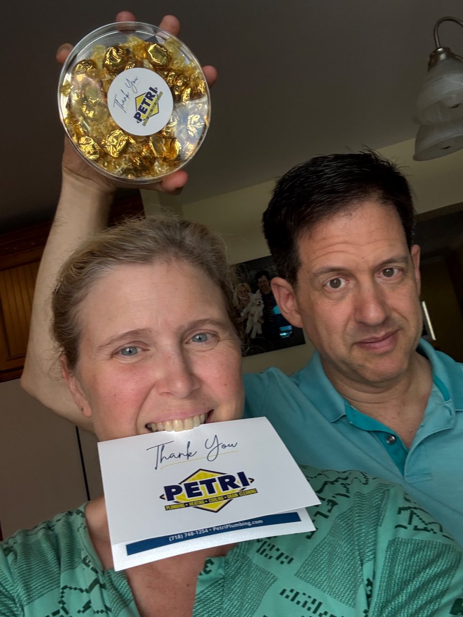 Thanks for sweet service and sweet treats, <a href="/PetriPlumbing/">Michael Petri</a> !