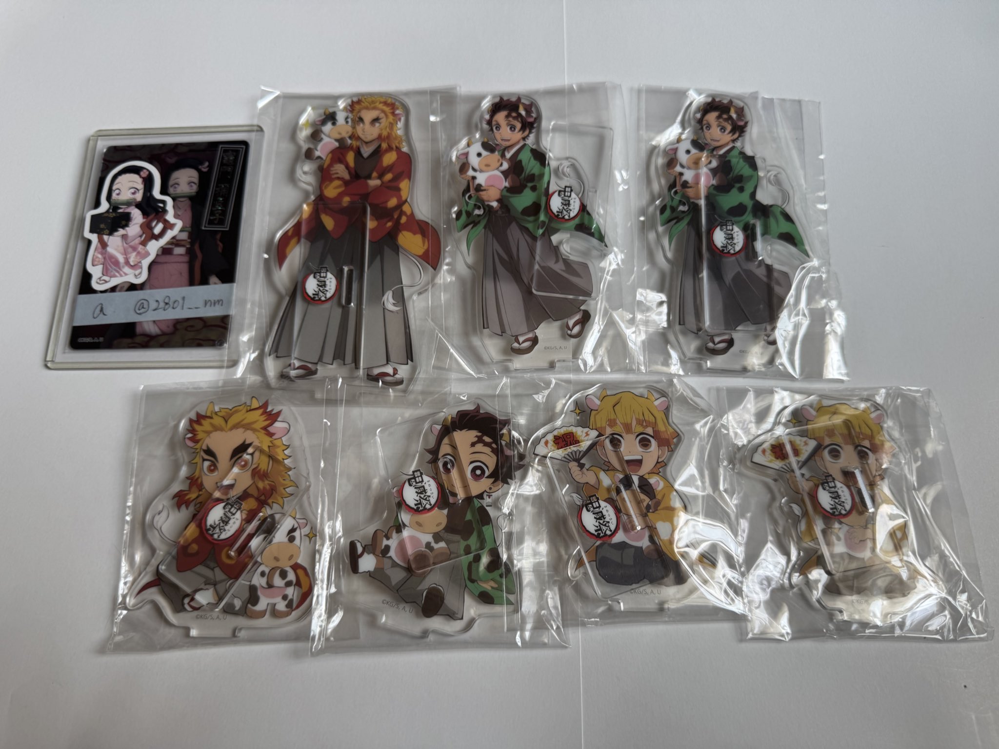 鬼滅の刃　アクリルスタンド　纏め売り a on X: 