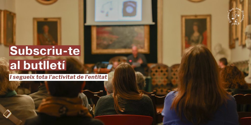💡 Ets un amant de la història del món gremial de Barcelona? Vols saber quines activitats es fan a l'Associació? 

Apunta't al nostre butlletí i no et perdis res: form.jotform.com/221864747682367