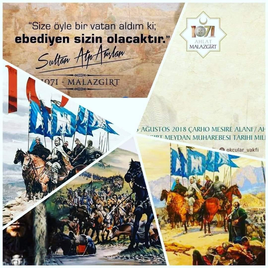 "Size öyle bir vatan aldım ki; ebediyen sizin olacak..." #malazgirt1071 #sultanalparslan