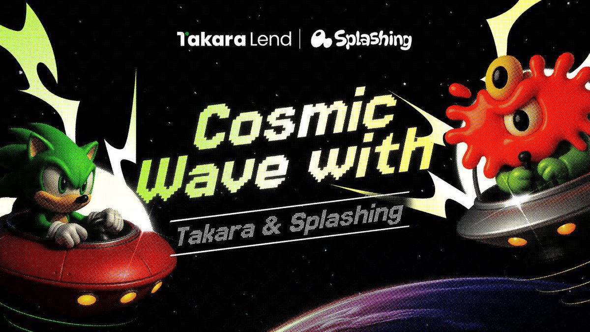 Splashing (@splashing_xyz) on Twitter photo Cosmic Wave is here
Together with <a href="/TakaraLend/">Takara Lend</a>, we’re launching a joint Galxe campaign for our community
Together, we’ve built a cosmic challenge for those ready to ride the future of DeFi. 👀
How to join:
💧Complete the Galxe Quests
💧Stay in the game and claim your chance to Cosmic Wave is here
Together with <a href="/TakaraLend/">Takara Lend</a>, we’re launching a joint Galxe campaign for our community
Together, we’ve built a cosmic challenge for those ready to ride the future of DeFi. 👀
How to join:
💧Complete the Galxe Quests
💧Stay in the game and claim your chance to