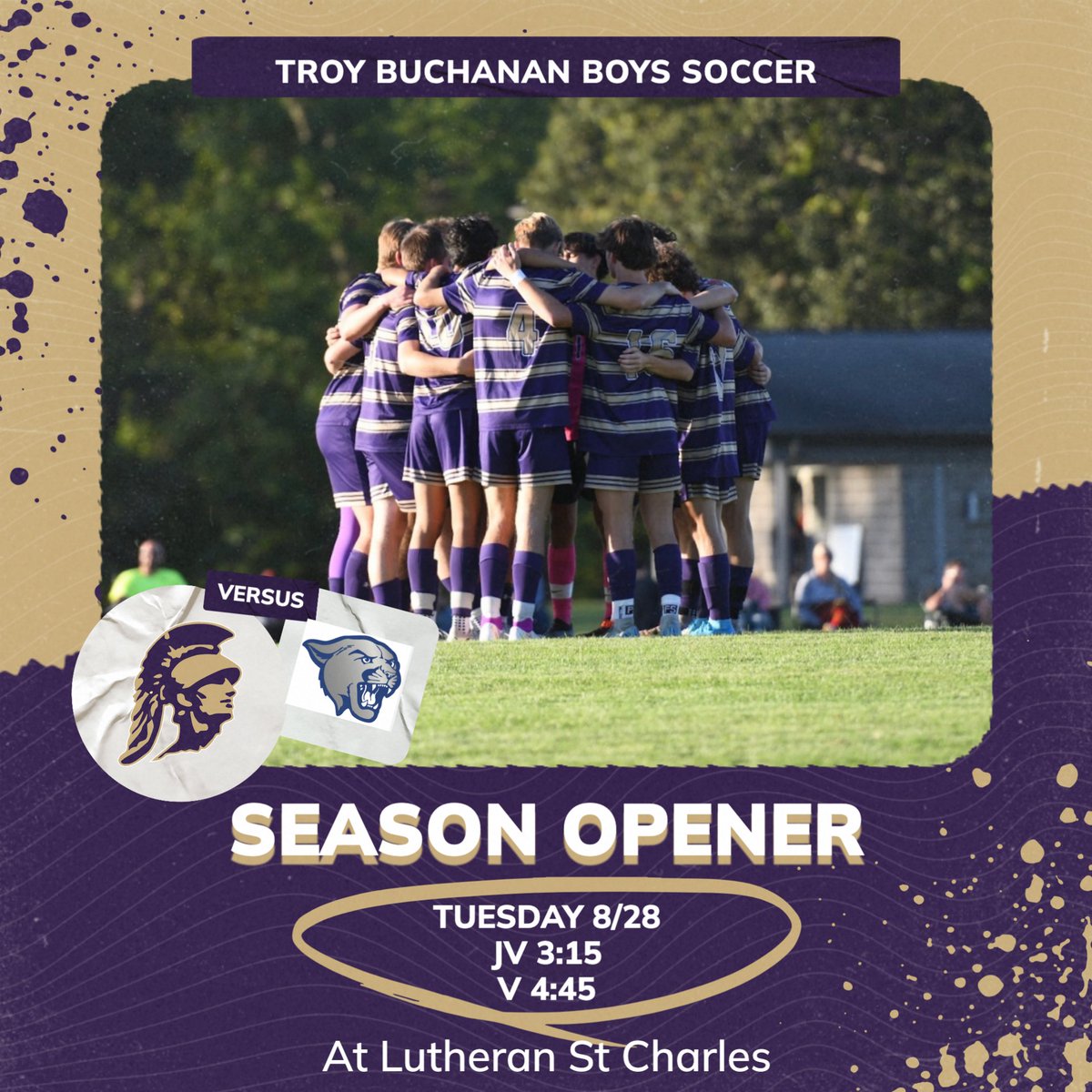 TBHS Soccer (@tbhssoccer) on Twitter photo Big week for Trojan Nation 🥎🏈⚽️
<a href="/TBHSSoftball/">Coach Richardson</a> home Friday/Saturday in the lead off classic.
<a href="/TBHS_Football/">Troy Buchanan Football</a> at Ladue on Thursday.
Headed to Ladue Thursday? 🗓️
Stop by Lutheran St Charles on the way and make it a night full of Trojan spirit. 🔥
JV - 3:15
V - 4:45 Big week for Trojan Nation 🥎🏈⚽️
<a href="/TBHSSoftball/">Coach Richardson</a> home Friday/Saturday in the lead off classic.
<a href="/TBHS_Football/">Troy Buchanan Football</a> at Ladue on Thursday.
Headed to Ladue Thursday? 🗓️
Stop by Lutheran St Charles on the way and make it a night full of Trojan spirit. 🔥
JV - 3:15
V - 4:45