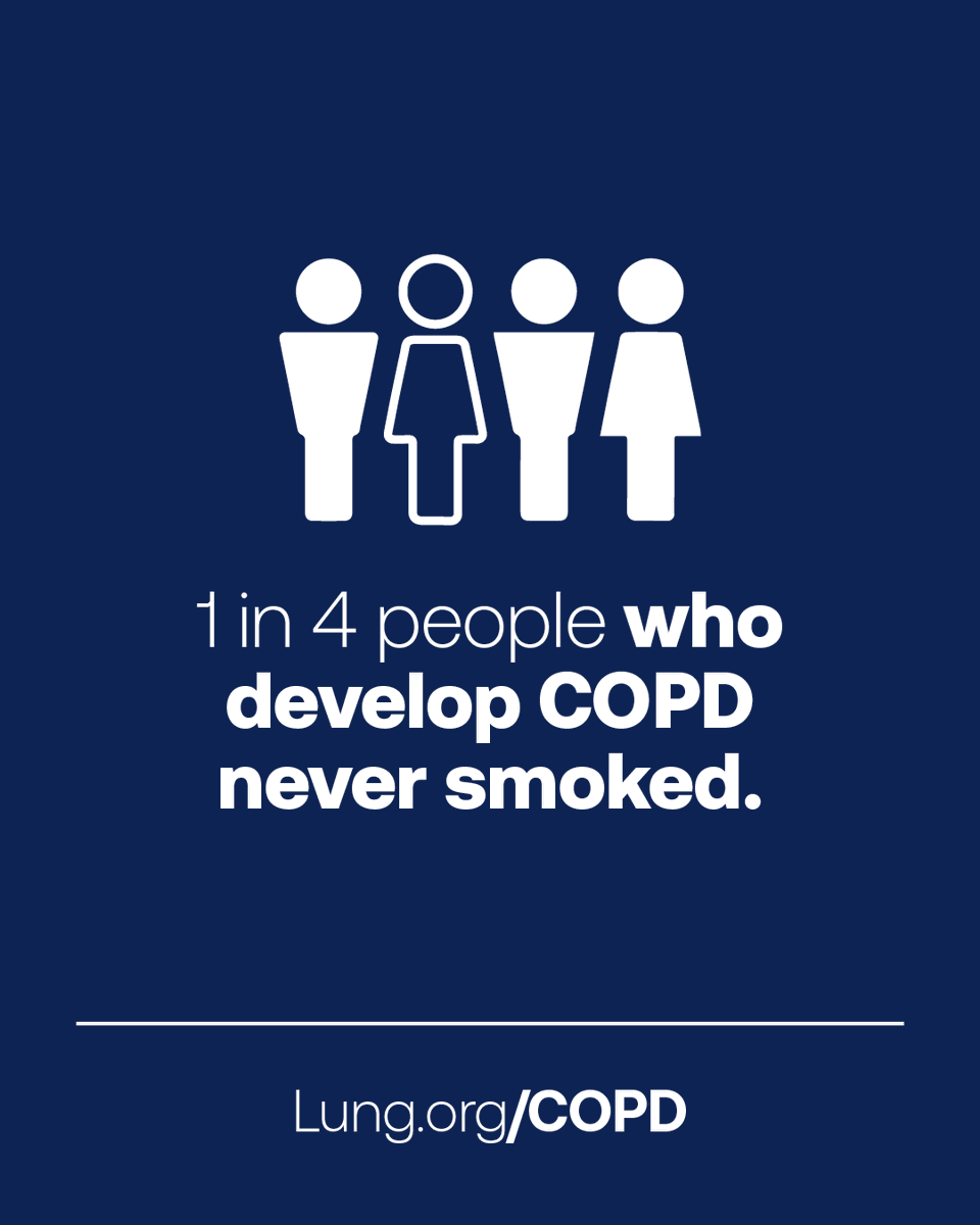 Every person with COPD deserves access to education and support. Share this post and help us reach those who need it most. Lung.org/COPD