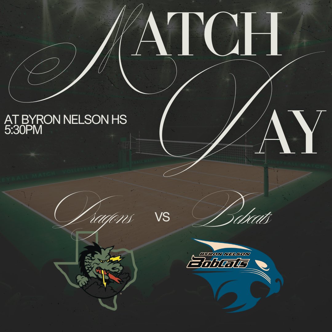 🚨DISTRICT OPENER🚨

🐉🏐 GAME DAY🏐🐉

🆚 BYRON NELSON
🗓️ TONIGHT
📍 BYRON NELSON HS
⏰ V/FB 5:30 JV/FA 6:30

💵 ONLY FOR TICKETS