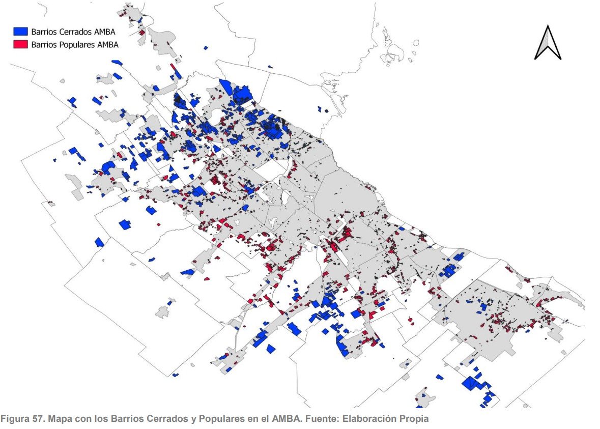 <a href="/PregoneroL/">Pregonero</a> No es casualidad que villas y countries estén unos al lado de los otros. Ambos tienen en común que ocupan lotes sin servicios alejados de la ciudad. La diferencia es que los pobres lo hacen porque no les queda otra. Los ricos solo son boludos.
