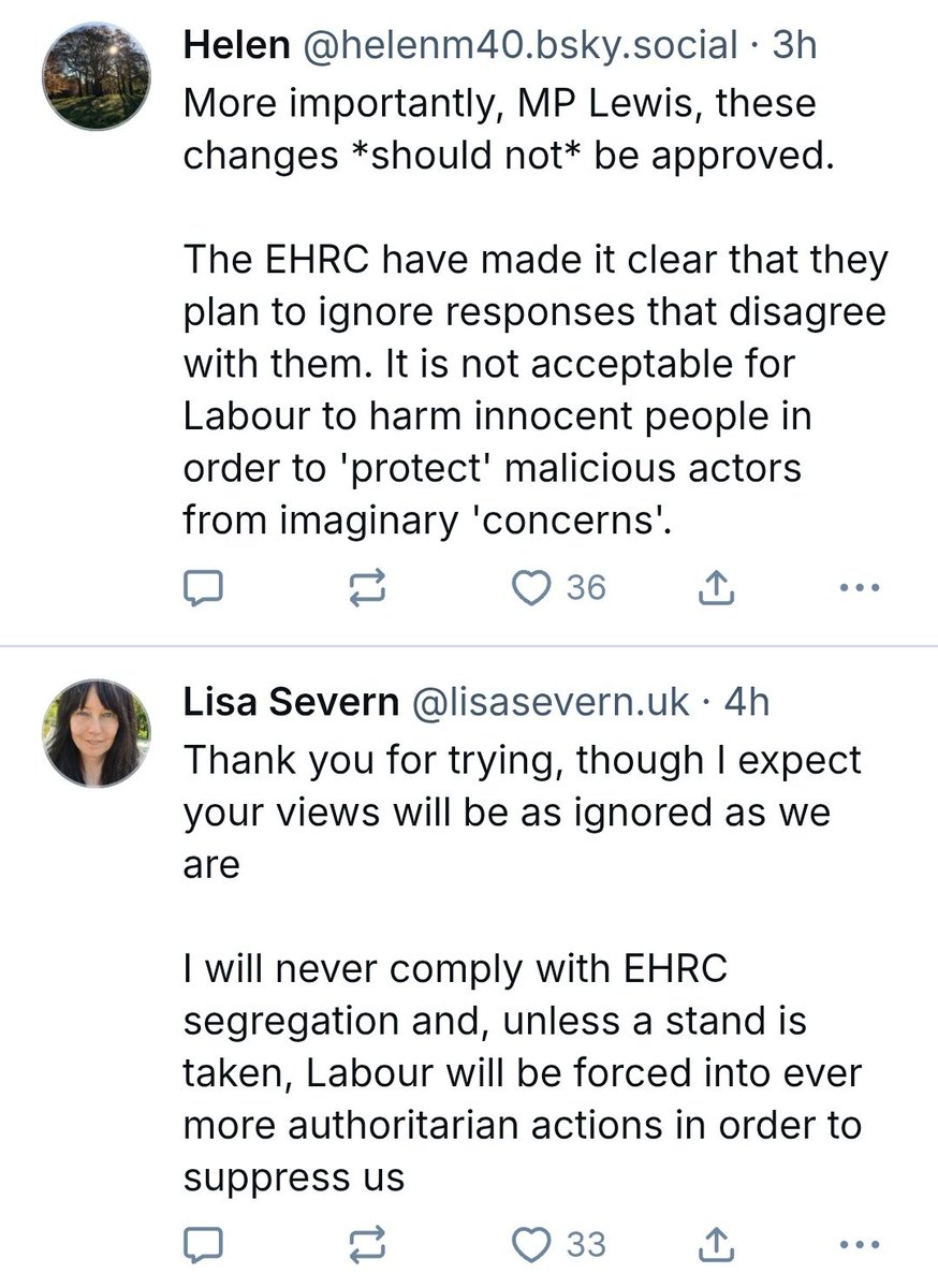 These men are really going to have to accept the recalibration. They can identify however they want, their human rights and protections from discrimination will be upheld but they're not women and the state is not going to treat them as female anywhere that sex actually matters.