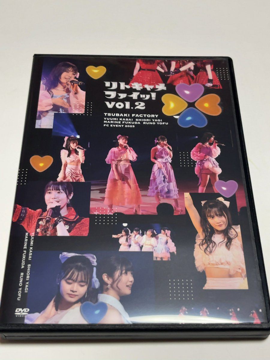 DVD『つばきファクトリー #河西結心 #八木栞 #福田真琳 #豫風瑠乃 FC