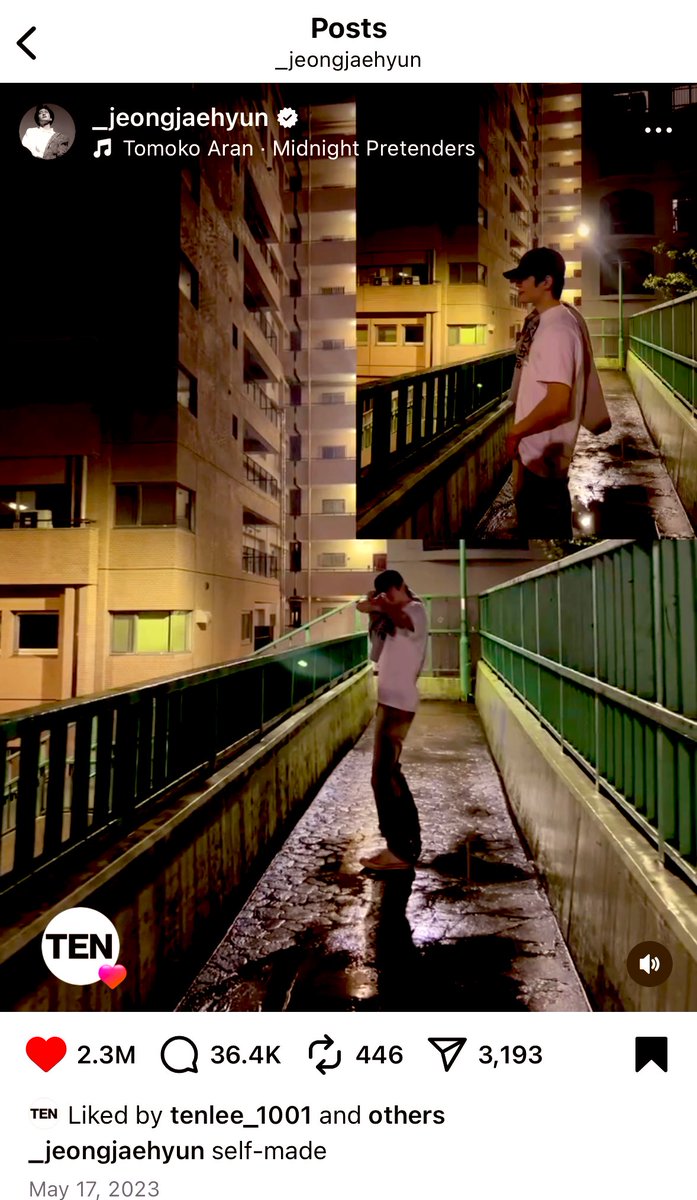 ปกติเตนจะไลค์ไอจีแจฮยอนเวลาแจฮยอนแท็กไปหรือแบบมีรูปเตนด้วยไรงี้ใช่ปะ (ละก็มีรูปตอนลงวันเกิดตัวเอง special เว่อ) แต่แบบรูปสุดท้ายคือคลิป self-made แจฮยอนตอนไปญี่ปุ่นละเตนมากดไลค์ นี่สงสัยมาก หรือไปด้วยกันฟร่ะ555555555555555555555555