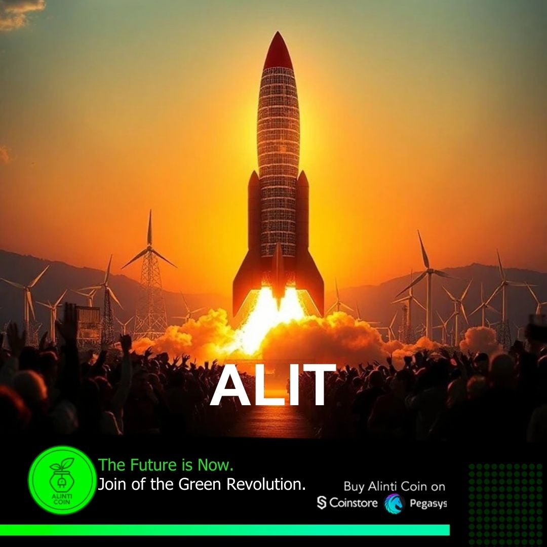 We're taking off towards a cleaner energy future. Don't get left behind! Join the #ALIT community on Telegram and be part of the green revolution. 
The future is NOW!💚🚀
 t.me/alinticoin

 #CleanEnergy
#greenfinance #Cryptocurrency #Blockchain #ReFi #GreenCrypto #Altcoin