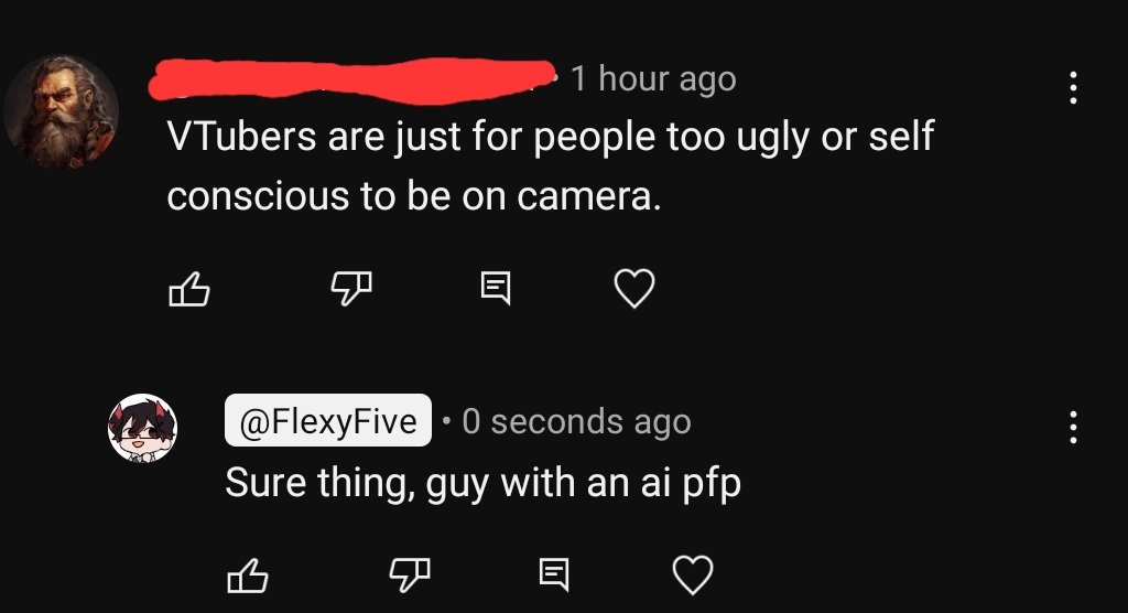 The funniest part about these troll comments is every time I've seen a vtuber do a face reveal, they've been handsome as hell or drop dead gorgeous lmao