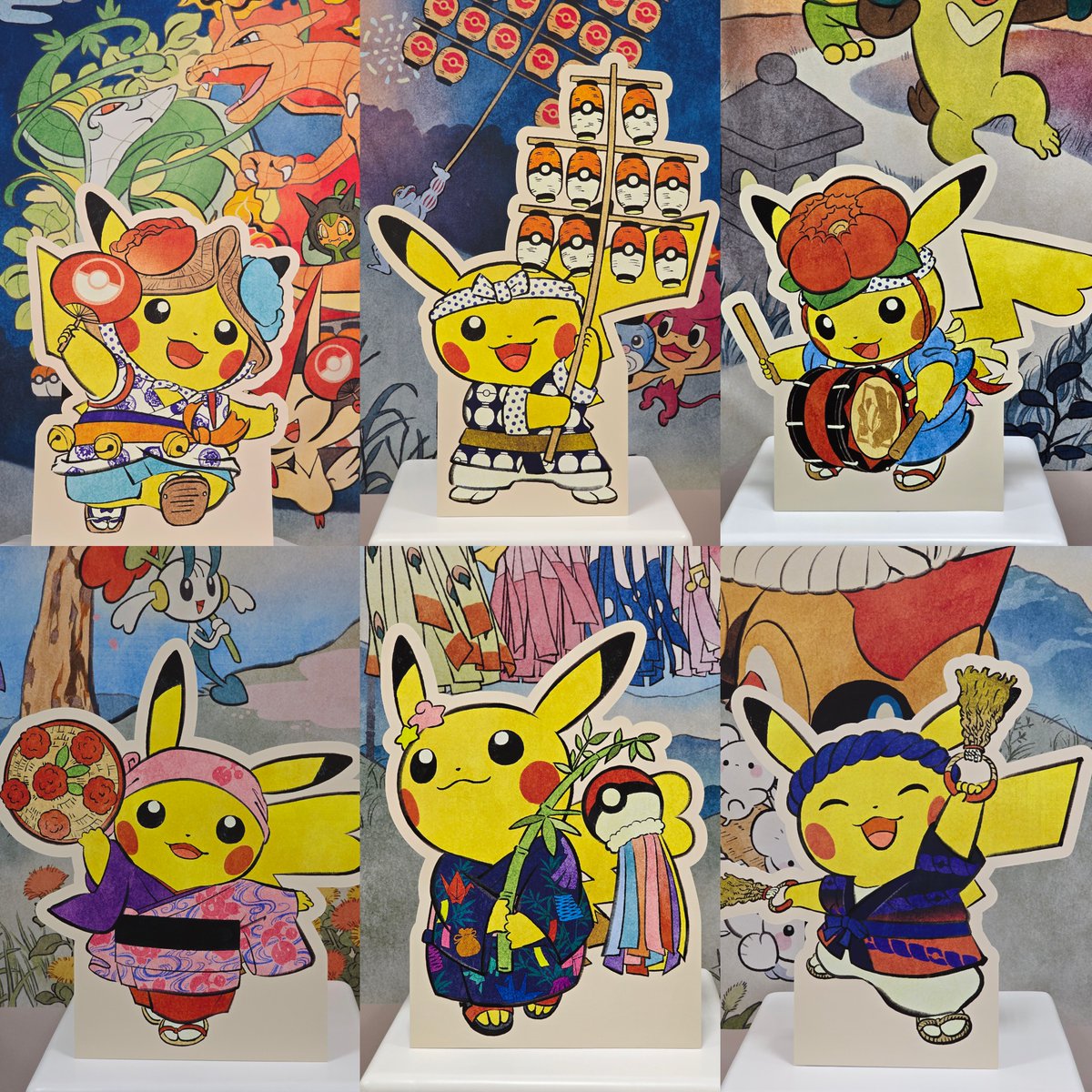 東北6大祭り × ピカチュウ】🏮🎋 青森ねぶた祭、秋田竿燈まつり、盛岡