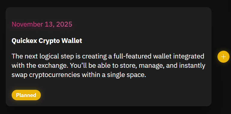 QuickExJanitor's tweet image. QuickEx upcoming upgrades. 

Ngl, im super excited for the mobile app. You can&apos;t onboard a billion users to web3 without leveraging the billions on mobile-first traders.