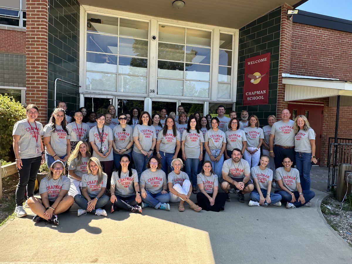 Last week, our students &amp; staff walked through the doors for the final first day of school at Chapman. As we look ahead to a brand-new building next year, we're holding tight to the memories &amp; milestones this school has given us. Here’s to making this final year one to remember!
