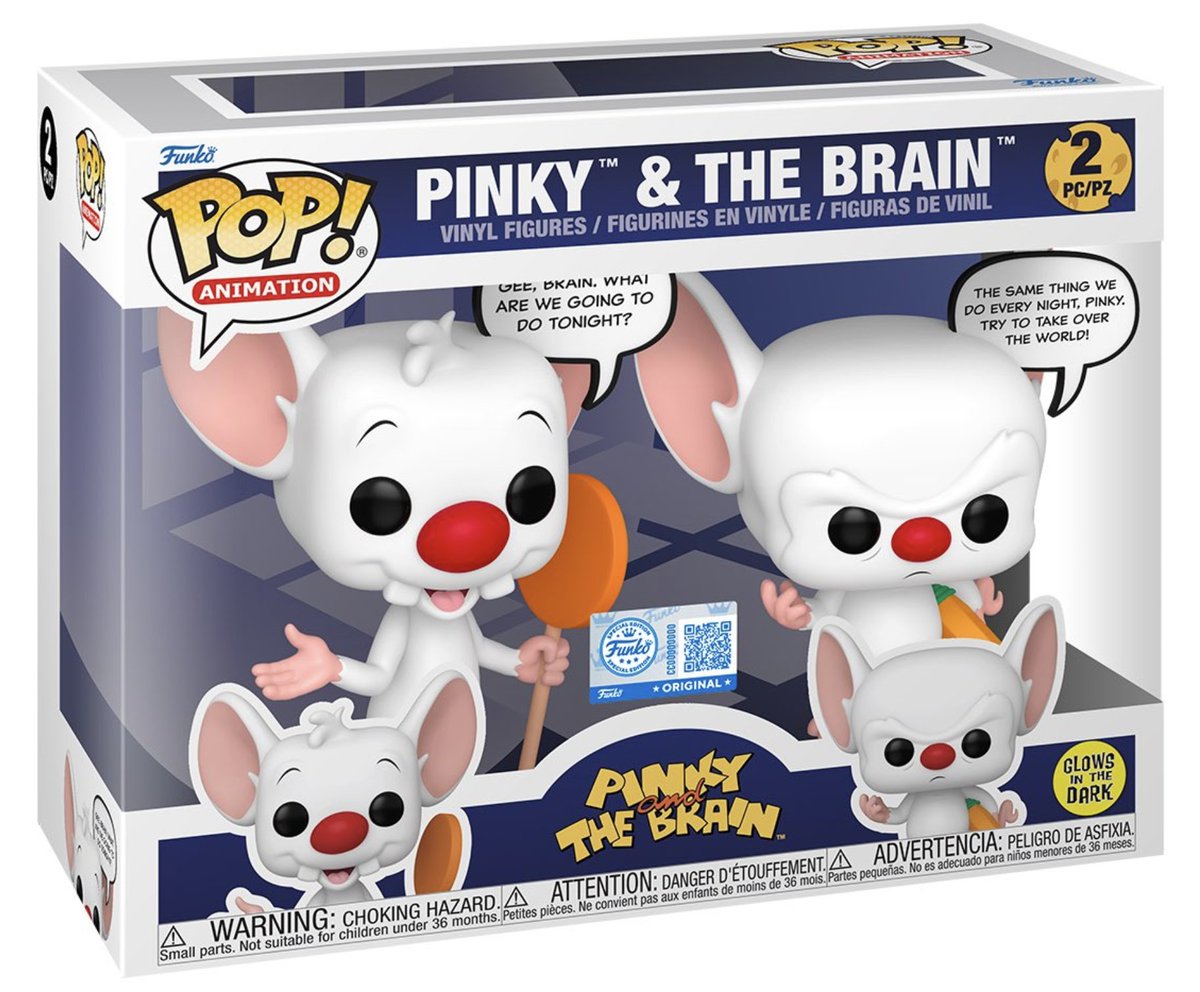 TeamPopFr's tweet photo. Un pack exclusif de figurines Funko Pop débarque bientôt et met en vedette les deux petites souris les plus emblématiques de la série télévisée d'animation Animaniacs avec Minus et Cortex.
➩ FunkoeEurope : https://t.co/q0FTDVxYTN
#FunkoPop #MinusEtCortex #Animaniacs https://t.co/WKSTJZt8yo