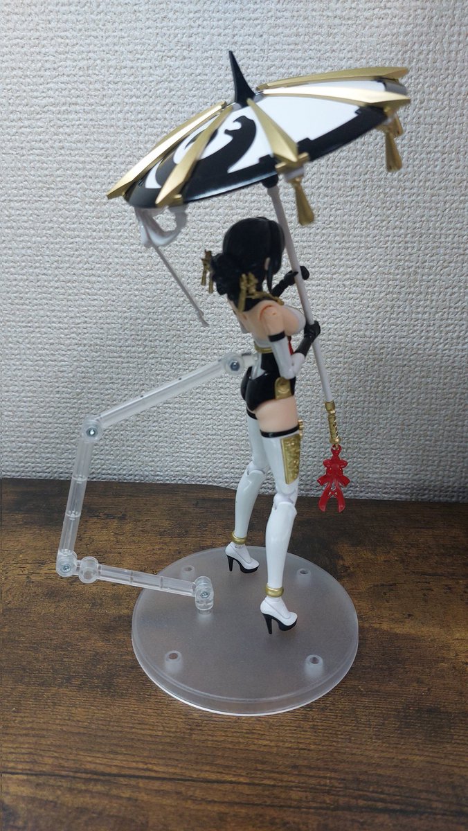 CANG TOYS製十二大戦シリーズ TW-MW001 賽瑪瑙(サマエル)の女の子部分、これで一応完成とする。本当はケープ（ボンネット？）も着けたいのだけれど、間に合わないのでここまで。
#美プラ