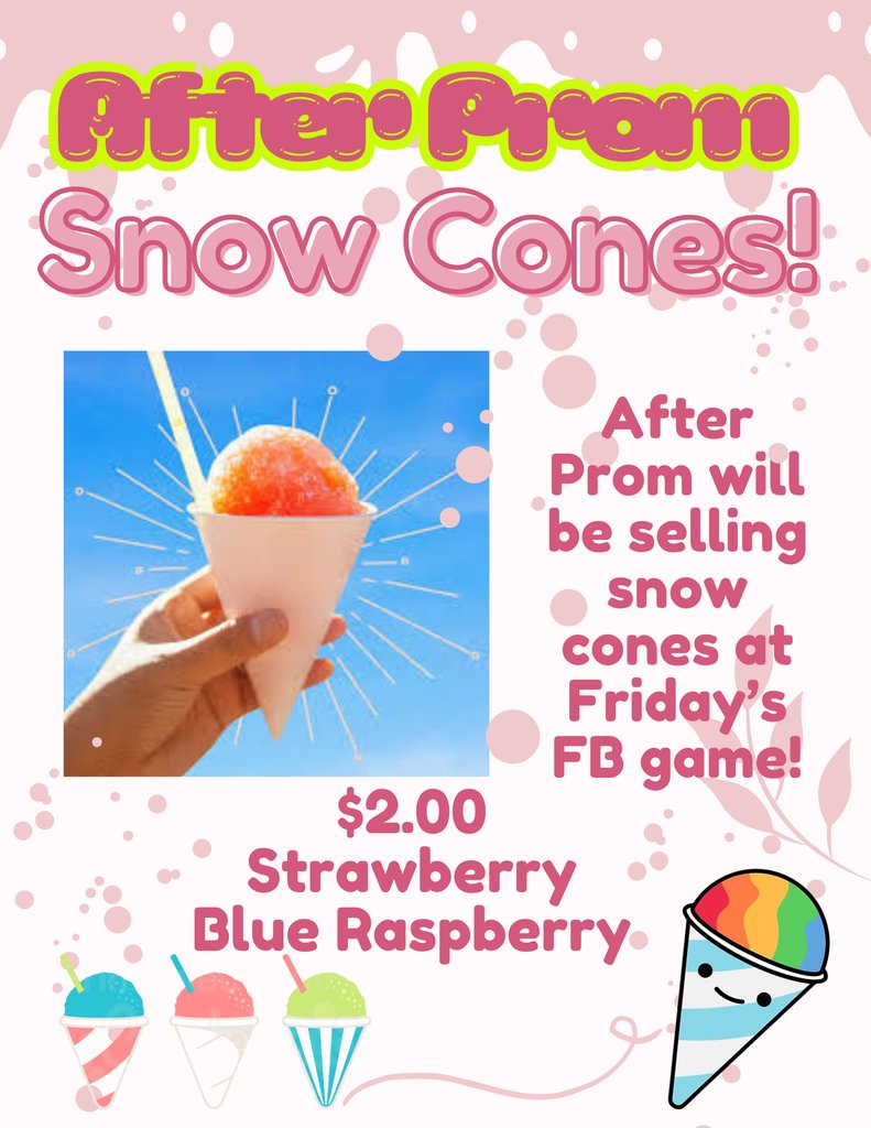 Cool off Friday night with a snow cone!