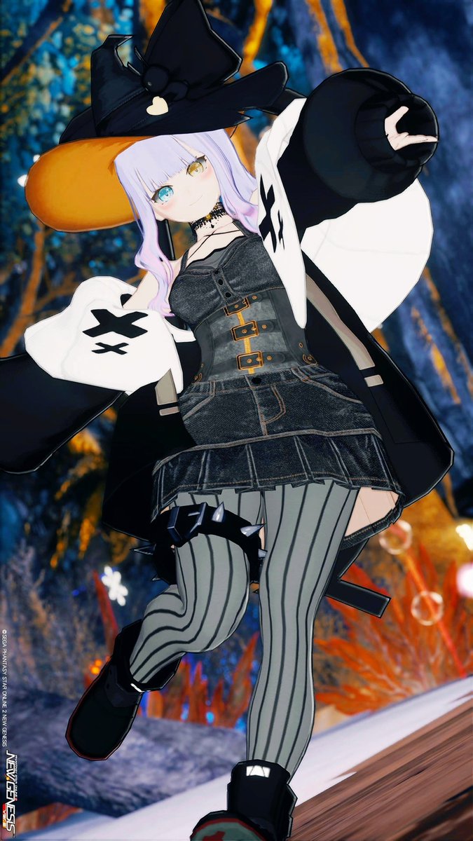 #メンテの日なのでssを貼る
#メンテの日じゃないけどssを貼る
デニムはノーマルでもアレンジでもかわいい🧙‍♀️