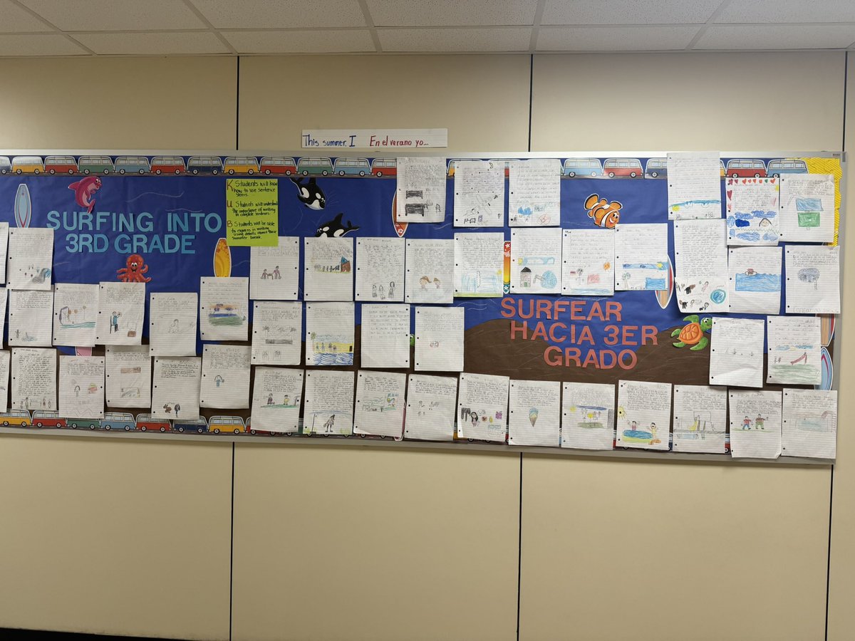 glowinlit's tweet photo. Our bulletin boards in third grade are off to a great start with Mrs. Cordova’s classes. Our scholars are showcasing their awesome writing skills! 🤗@StephensES_AISD https://t.co/SL7gx3h5SV