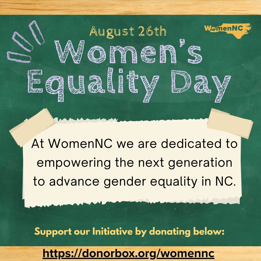🎉 Today, we celebrate Women’s Equality Day!

Let’s continue to amplify marginalized voices, challenge injustice, and build a future where equality is not the exception, but the standard.

#WomensEqualityDay #EqualityCantWait #GenderJustice