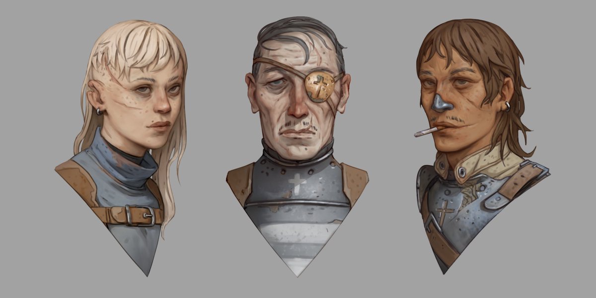 Some random portraits from a couple of weeks ago.