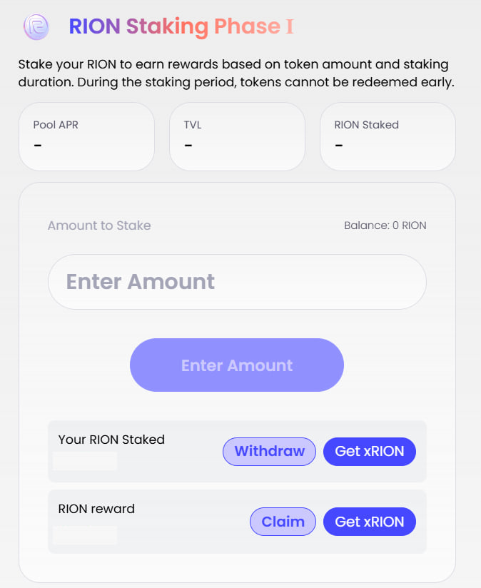 hyperion_xyz's tweet image. RION Staking Phase I rewards are live 👑

Total of 137,282 RION in rewards for Phase I. Claim what&apos;s yours and secure your bag, but there&apos;s more 😉

When an old chapter closes, a new one always opens — xRION new way of staking on Hyperion

&amp;gt; Stake your $RION to receive $xRION and…