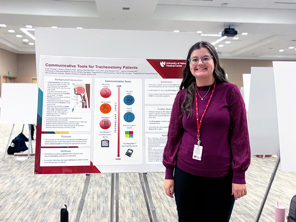 This summer, the Great Plains IDeA-CTR proudly supported three talented undergraduate students who participated in the UNMC Summer Undergraduate Research Program (SURP). Congratulations to Cyrus Emami-Ahari , Mason Freely, and Josie Steele on their outstanding work this summer!