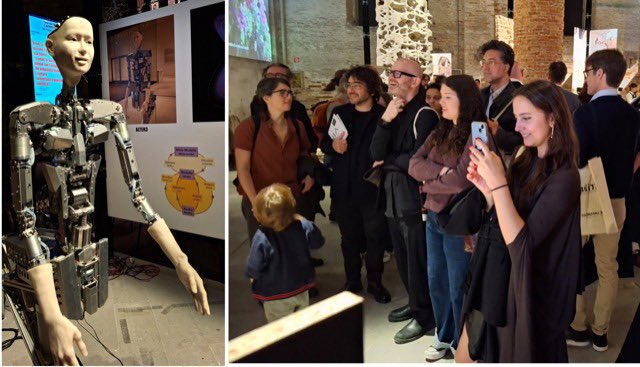 AIhubCSIC's tweet image. 🤖✨ Will the robots of the future be self-aware?

At the Venice Biennale, leading voices in #AI, philosophy &amp;amp; robotics debate:
🔹 Consciousness
🔹 Morality
🔹 Trust in humanoid AI

🗣 Speakers from 🇫🇷 🇯🇵 🇧🇪 🇩🇪 🇮🇹 🇪🇸
🎟 Public symposium 

👉 labiennale.org/en/tickets