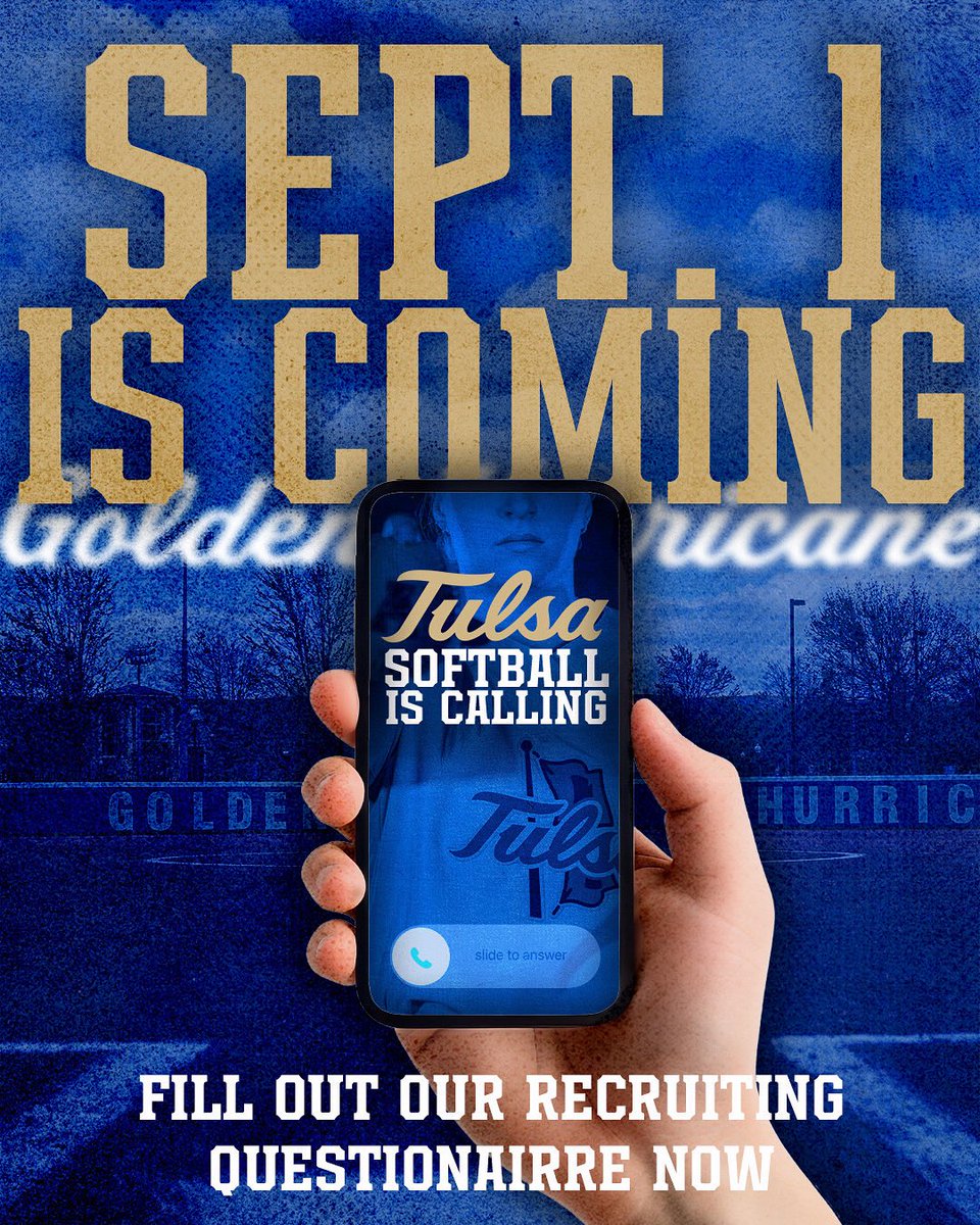 September 1 is one week away! ⏰

2027 recruits interested in becoming a Golden Hurricane be sure to fill out our questionnaire with this link: questionnaires.armssoftware.com/4098c30a8cff?f…

#ReignCane