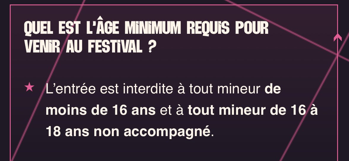 Interdire un festival de musique (techno/ reggae/ rap/ pop) aux mineurs, c'est légal ?
#enfantisme #DeltaFestival #stopdiscrimination #marseille