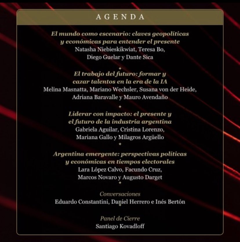 #WCDArgentina 🔛 Nos vemos mañana para compartir ideas que marcan tendencia, conversaciones estratégicas y networking de alto impacto, con grandes referentes para inspirar y reflexionar sobre el futuro que es el presente ▶️ Sumate! linkedin.com/posts/wcdargen…