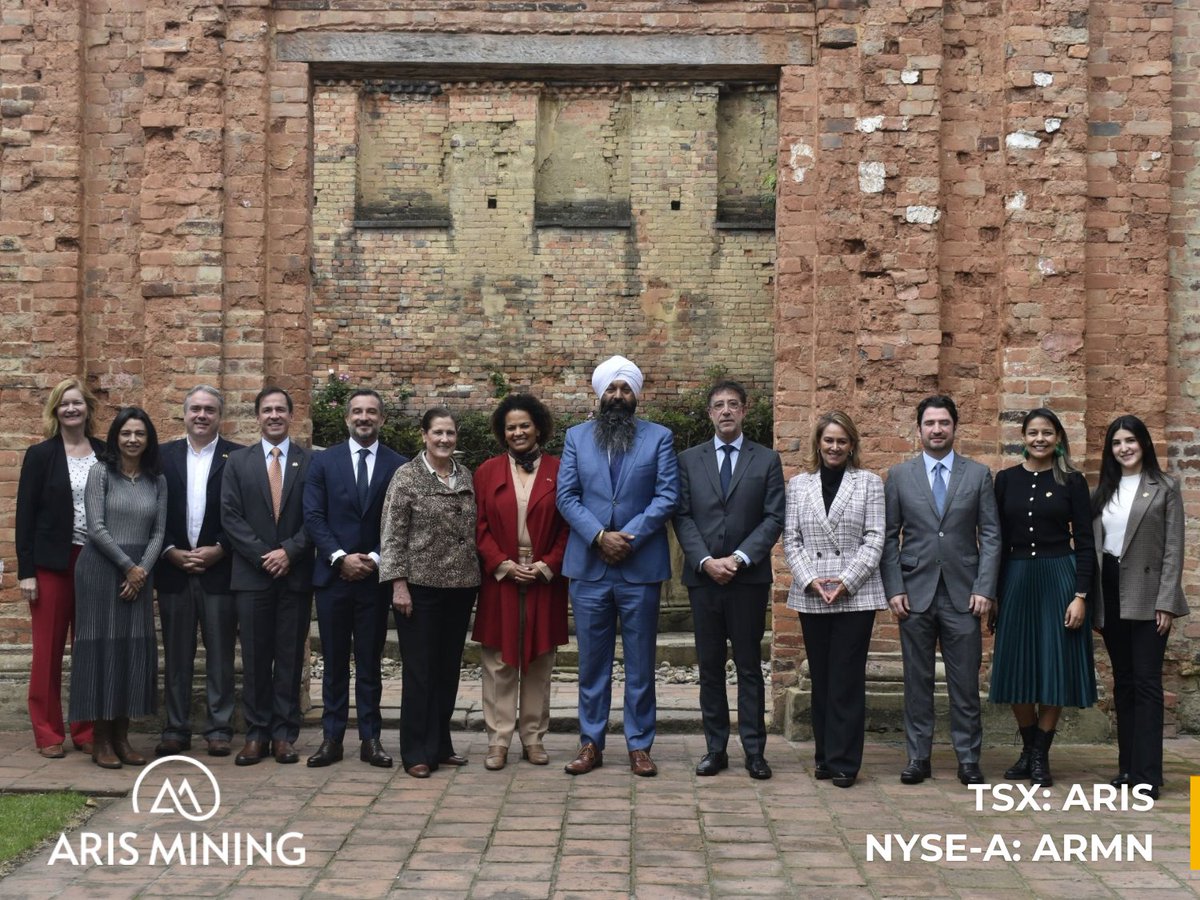 🍁Aris Mining was honoured to join Canada’s Secretary of State, the Honourable Randeep Sarai and Ambassador Elizabeth Williams at the Embassy of Canada in Colombia in a meaningful and productive dialogue on strengthening cooperation between Canada and Colombia.

At the encounter,
