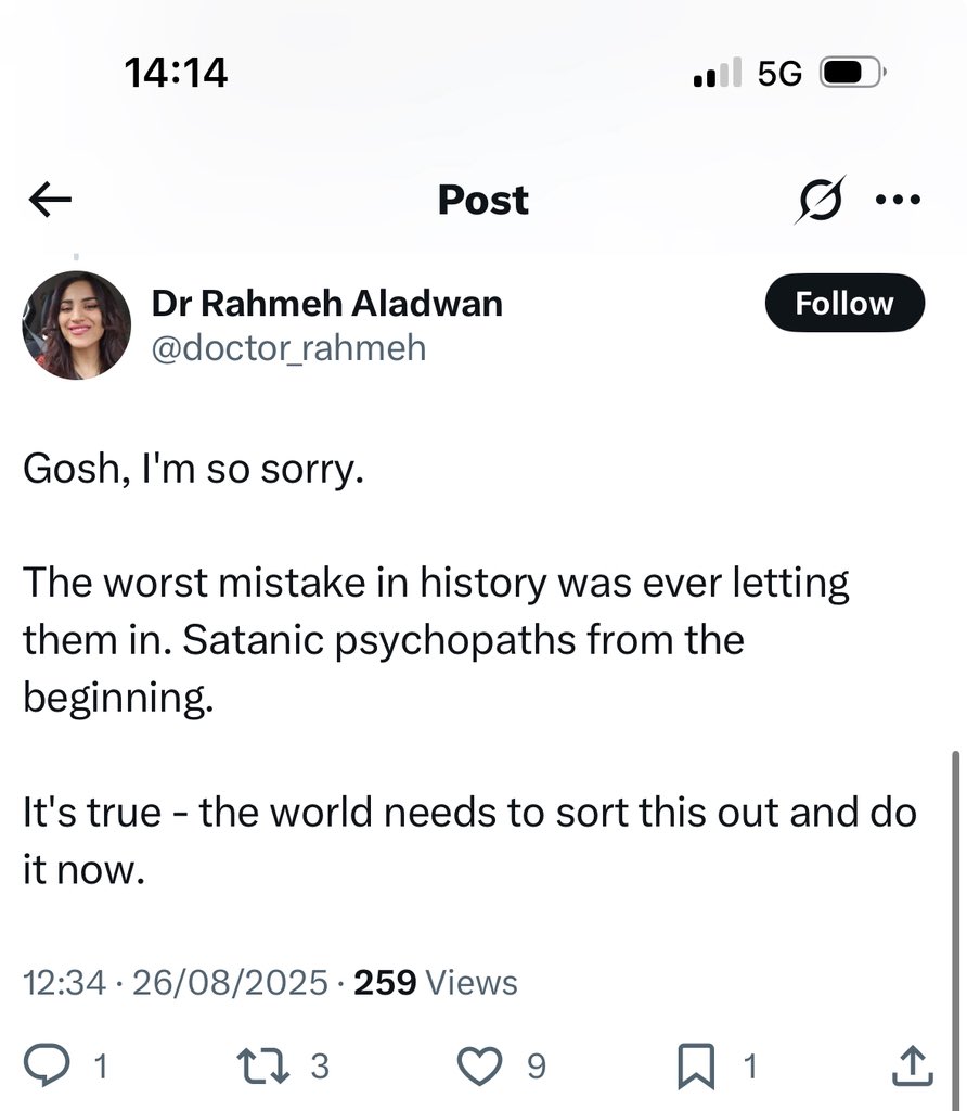 this is a #Nhs doctor describing Jews