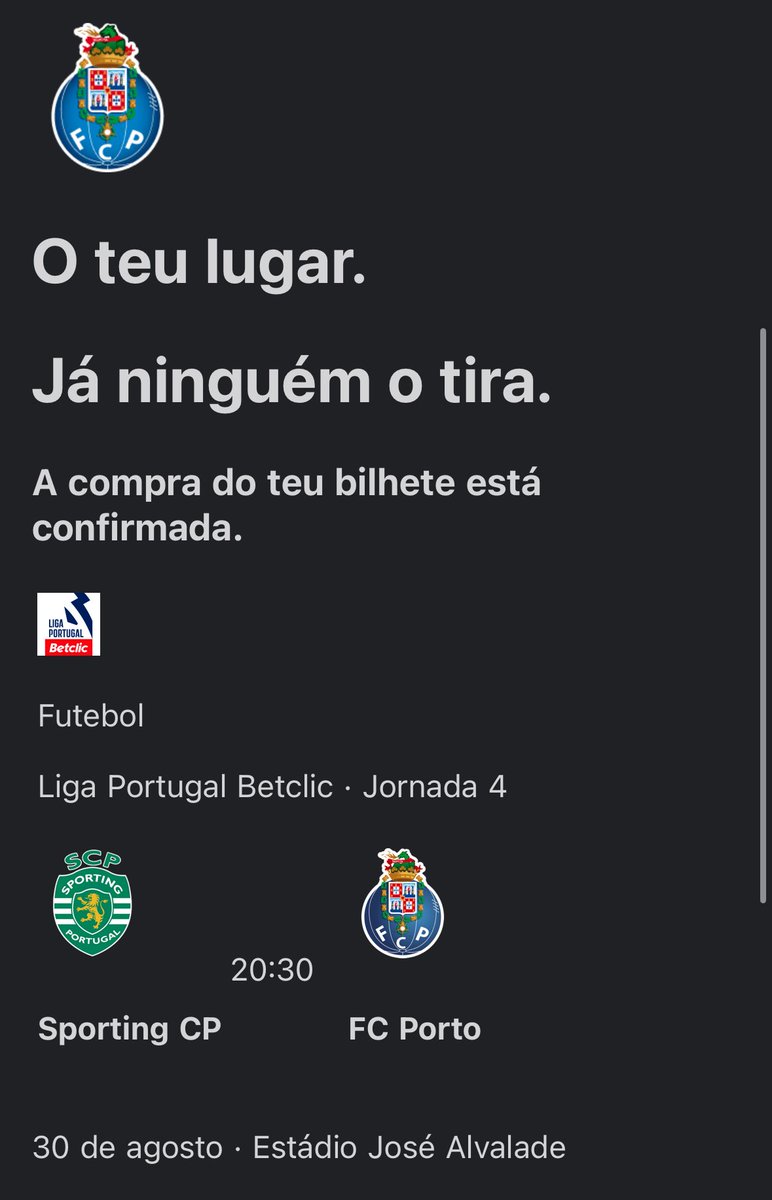 Crença total. Seguimos Juntos 💙