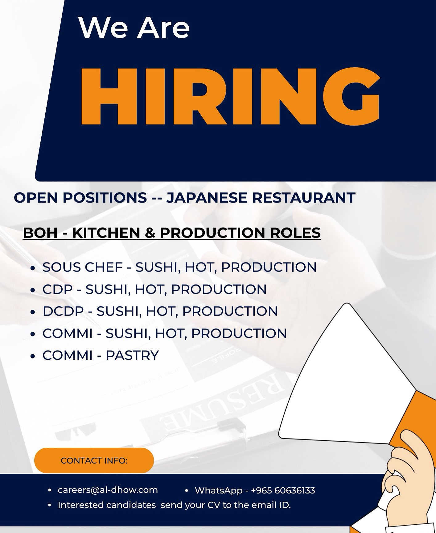 Part Time job available in Kuwait - iiq8jobs, indianinq8