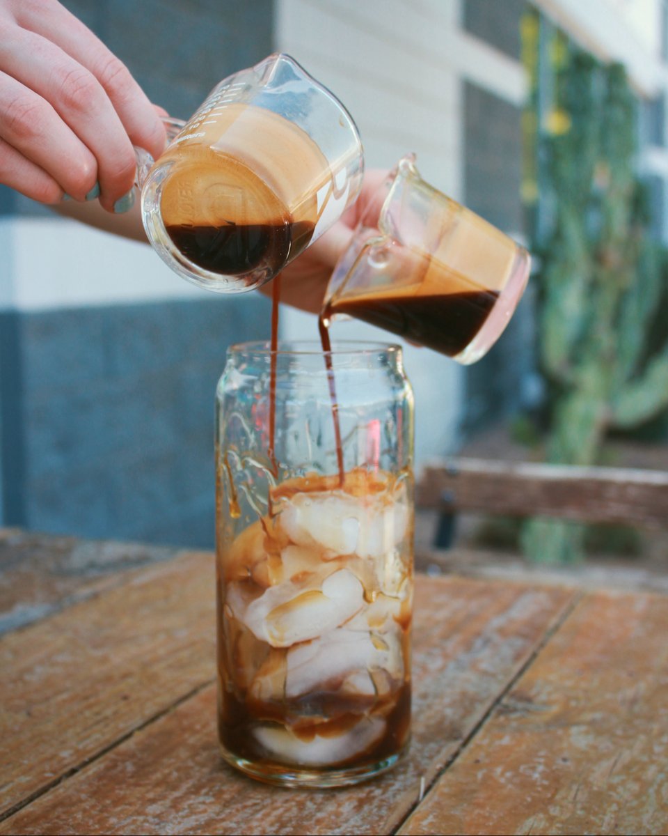 passportcoffee's tweet image. Double the pour, double the bliss. 
Our Northern Italian Espresso is a light to medium roast that we developed to bring out the best qualities of the coffees that inspired our founder, Ric Brecheisen, to get into the coffee business.

#espresso #localroasters #coffeegram #bhfyp