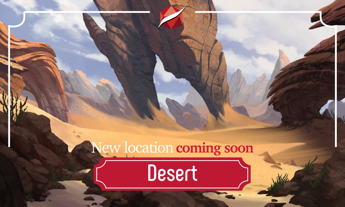 We've been cooking, and it is gonna be HOT! 🔥
Soon we will be adding a new Location with new music to our fantasy universe - having a location that blends adventure and survival in a treacherous, sandy environment.
#rpg #ttrpg