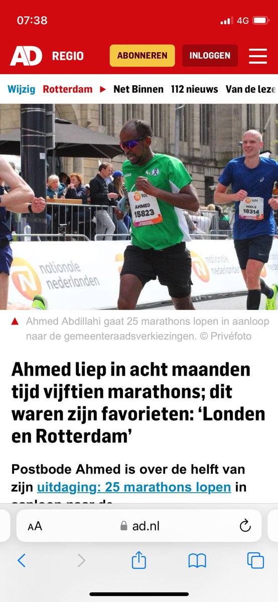 Hallo allemaal!
Ik loop 25 marathons in 2025 om aandacht te vragen voor armoede &amp; ongelijkheid in Rotterdam en daarbuiten.
Ik zoek nog een startbewijs voor de Amsterdam Marathon in oktober.
Heb je er één of weet je iets? Stuur me gerust een DM! 🙏
#marathon #rotterdam #armoede