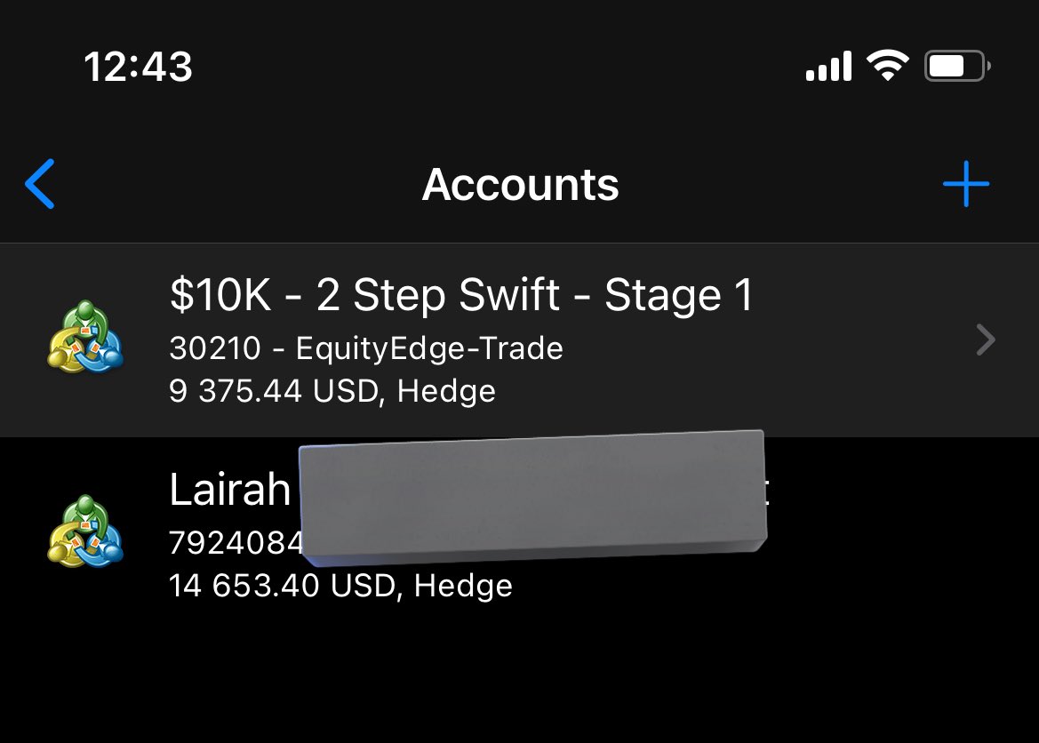 La54470Lairah's tweet image. Traders Do not have both your prop firm and a demo acc  on your meta trader 5 other wise you will mess up  like I did🥹….#lessonlearnt lost my propfirm account with @EquityEdgeUK 🥹🥹