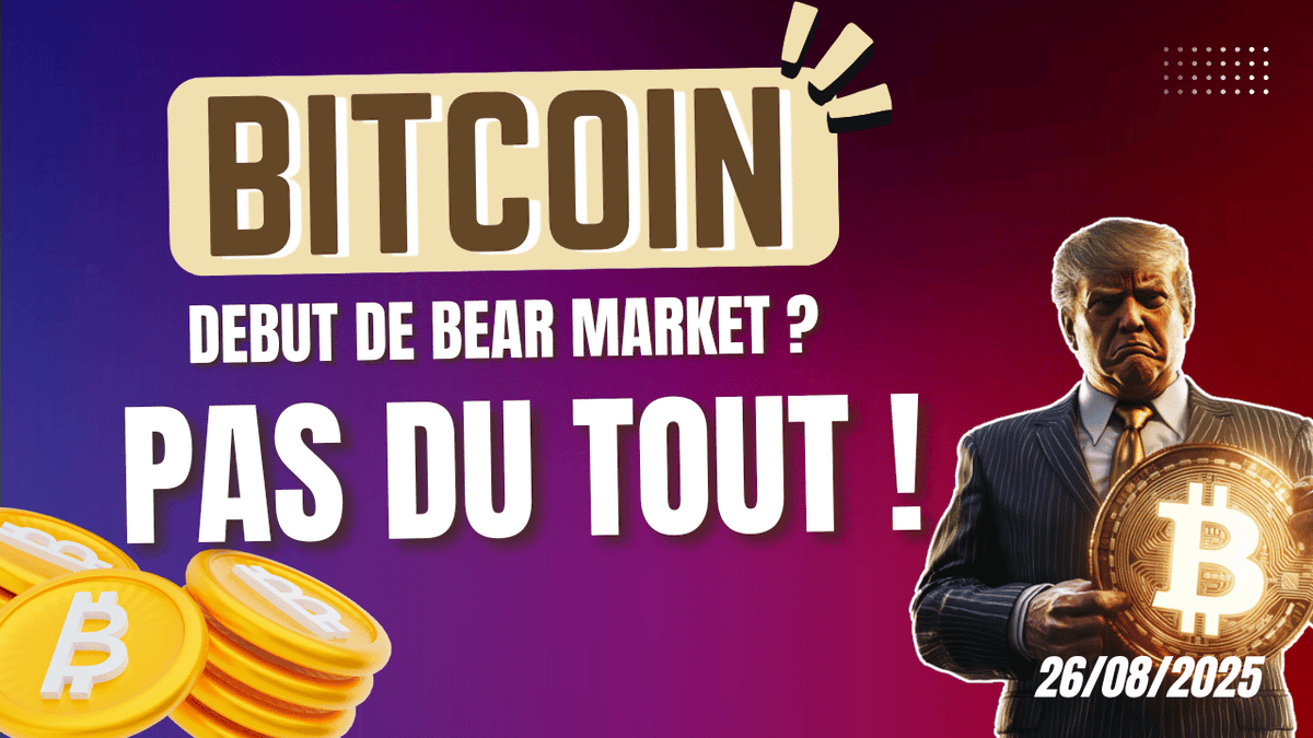 BITCOIN DÉBUT DE BEAR MARKET ? PAS DU TOUT 🔥 ! ANALYSE CRYPTO & NEWS ✓  Vidéo disponible içi : 👉 https://t.co/VNz67FpLO8 - Commentez ma vidéo sur  YouTube ✓ - Partagez et