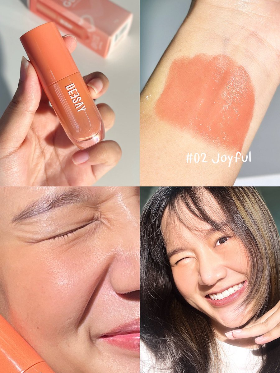 เป็นส้มอิฐที่จริงใจมากกกก Deesay Liquid Blush สี 02 Joyful สีชัดดมากก เนื้อดี เกลี่ยง่ายลื่นไปกับผิวเลย ละคือติดทนสวยอยู่ทั้งวัน ทำให้ดูโกลว์ๆ ลุคแบบ sun kissed มากกก ต้องตำาา! #ของดีบอกต่อ #บลัชแก้มป๊อป #deesay