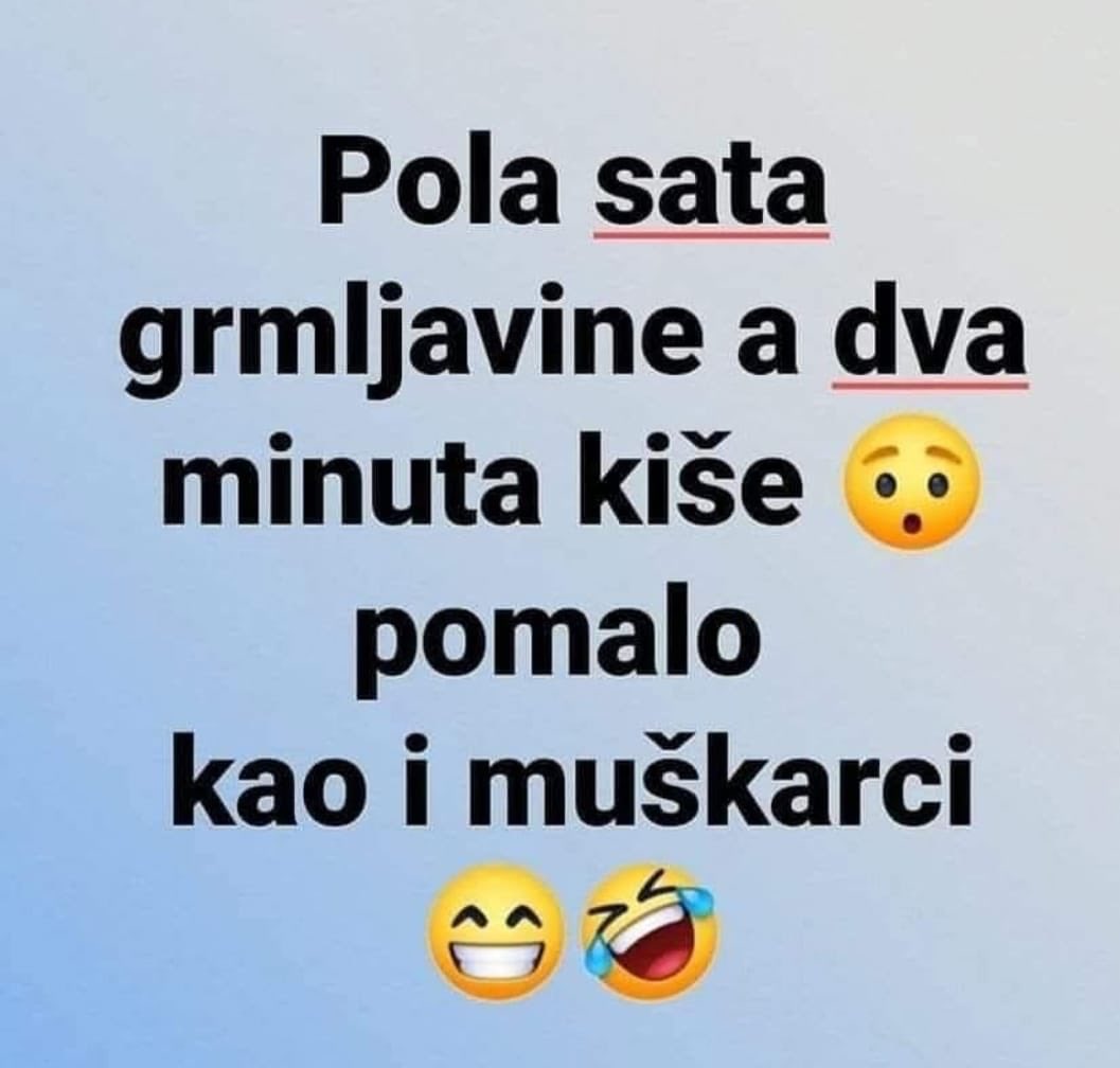 Slaze li se ko? 🤣