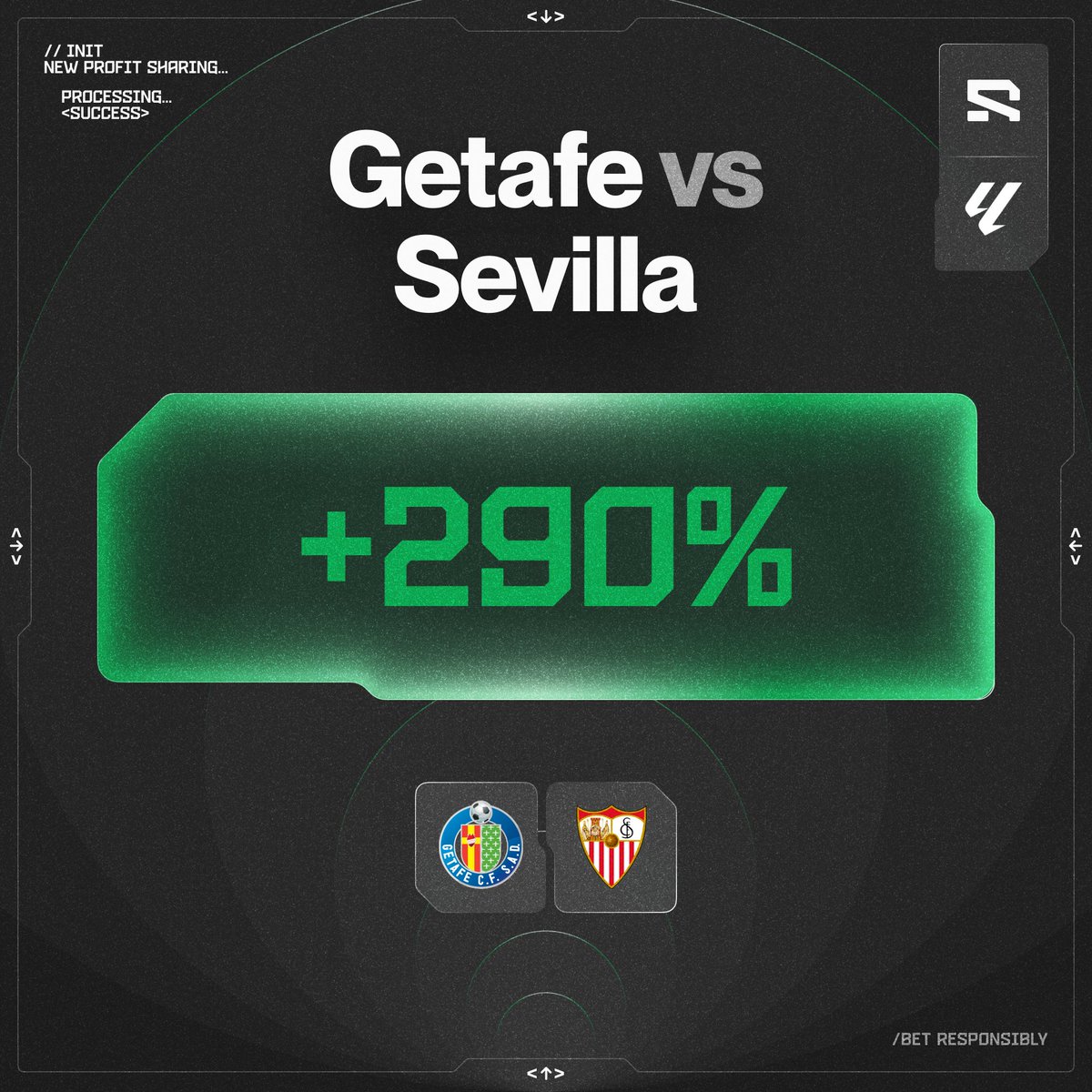 +290% in the bag, Getafe delivered✅