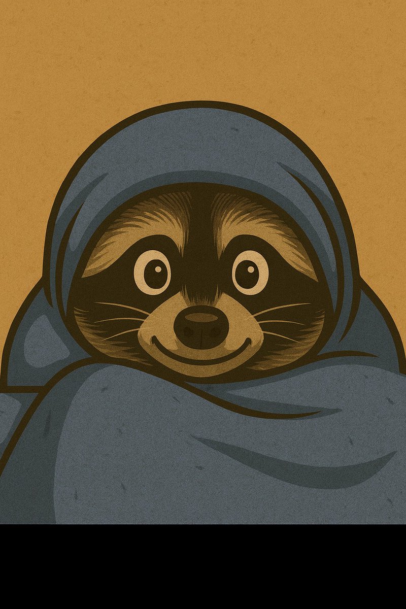 DirtyMikeVlog's tweet photo. Markets dumping, Bigfoot hunting, empire crumbling…
Me? Cozy raccoon burrito mode 🛌🦝✨

#DirtyMike #StayTrashy https://t.co/96pYRHuj6Q