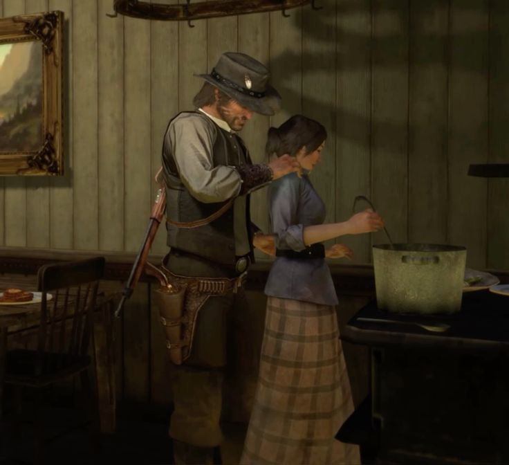 I love this scene in rdr, John's broke boyfriend hug #rdrtwt #rdr1