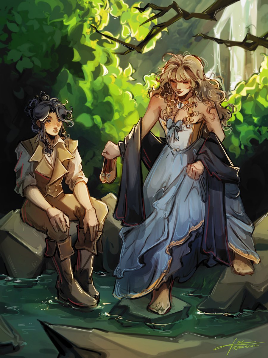 last days of summer #clorivia #Genshinlmpact