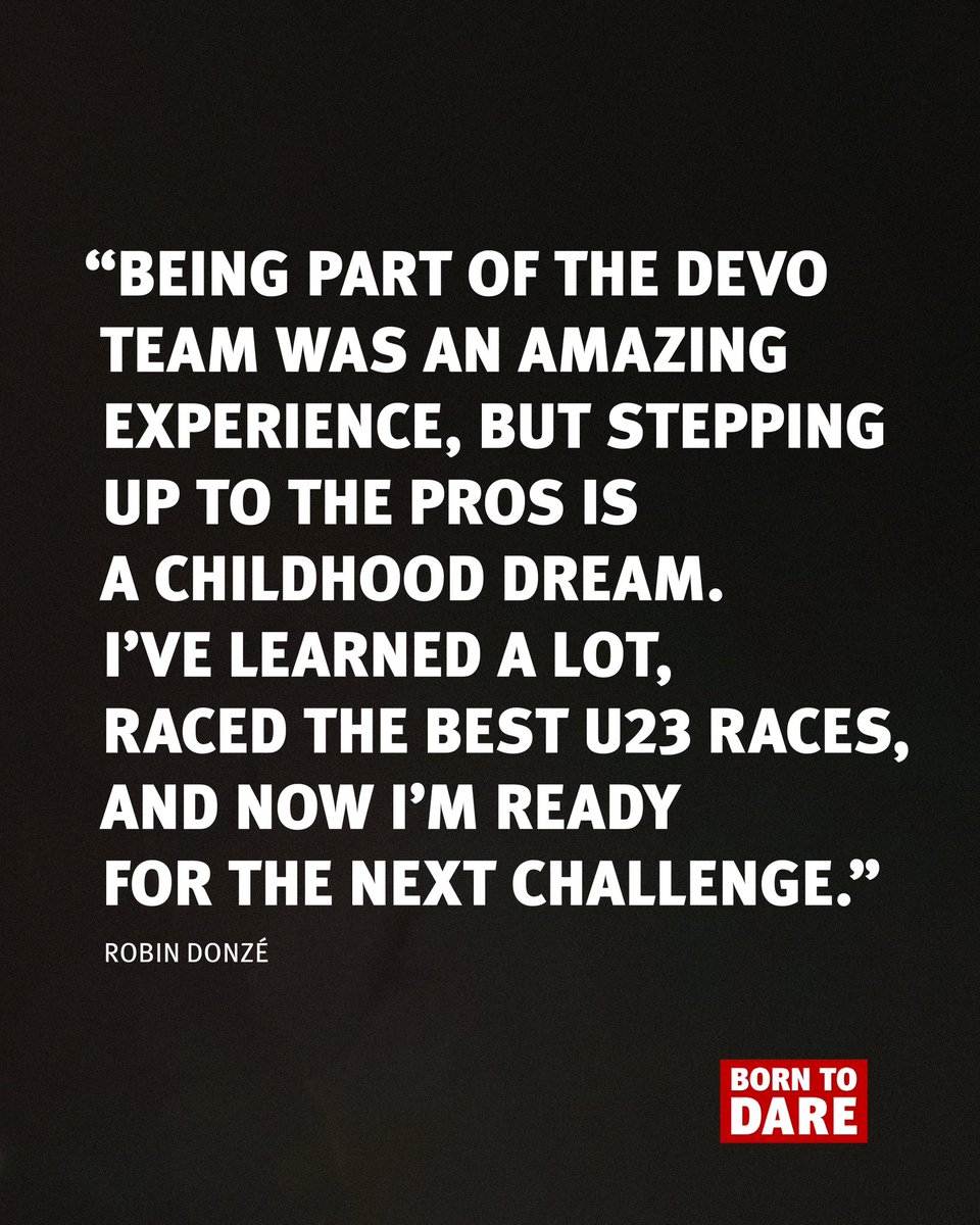 Tudor Pro Cycling Team (@tudorprocycling) on Twitter photo <a href="/TudorProCycling/">Tudor Pro Cycling Team</a> steps up @donze_robin 🇨🇭
From the Devo to the Pro Team - the journey continues.
#TudorProCycling #BornToDare <a href="/TudorProCycling/">Tudor Pro Cycling Team</a> steps up @donze_robin 🇨🇭
From the Devo to the Pro Team - the journey continues.
#TudorProCycling #BornToDare