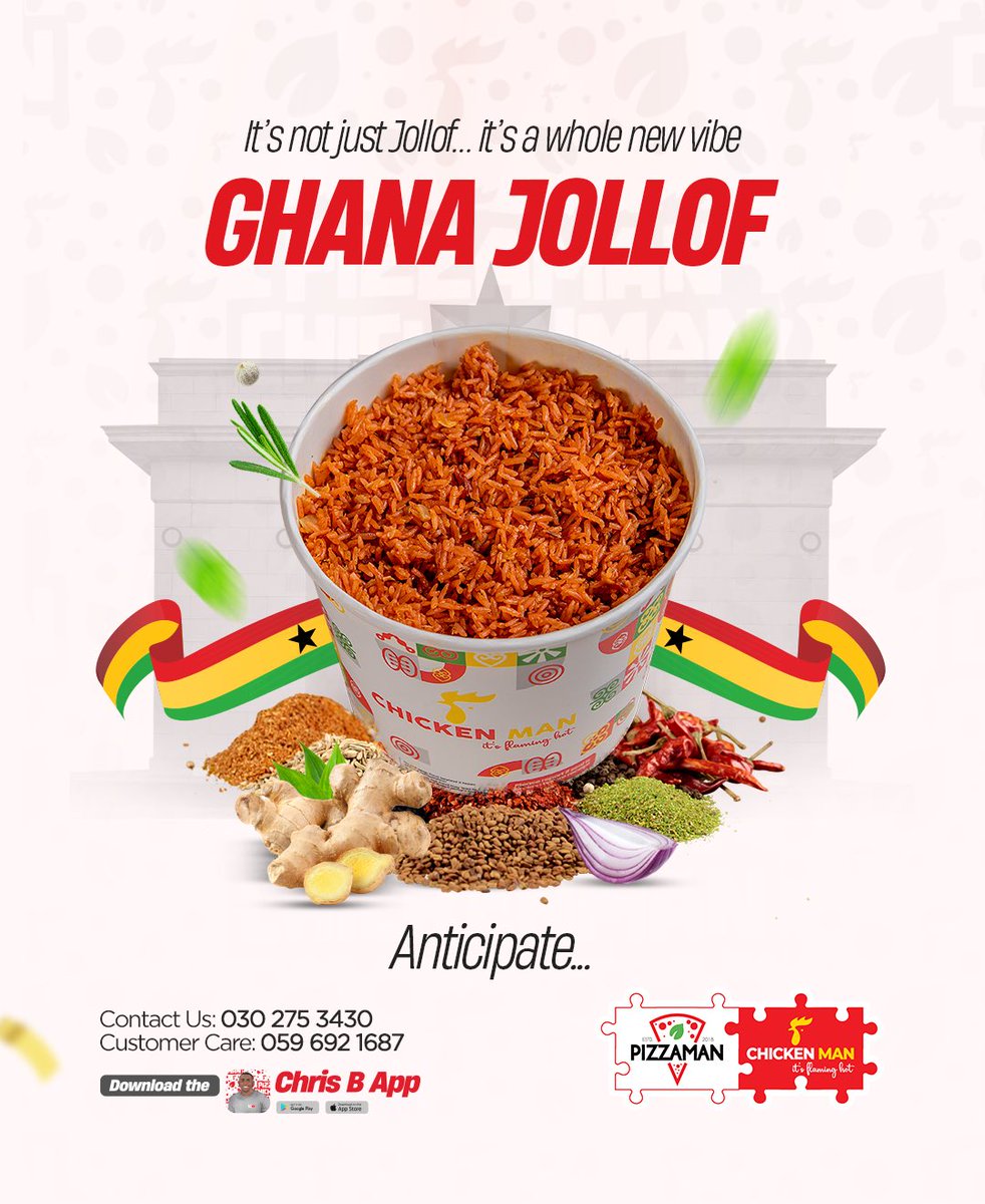 The New Jollof is a New Vibe

Ghana Jollof 🇬🇭, Anticipate……