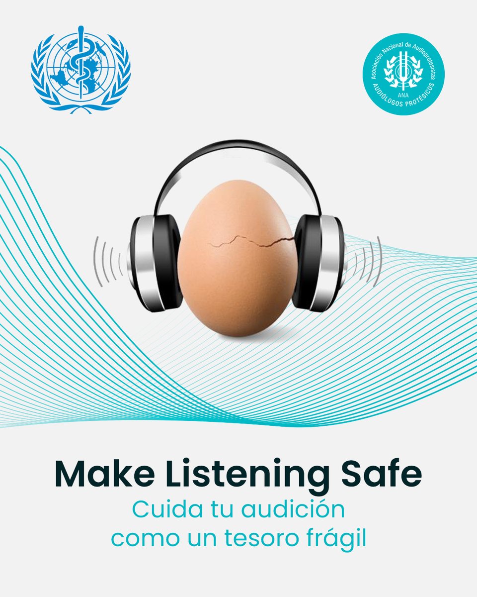 🔊 ¿Sabías que proteger tu audición es como cuidar un huevo? 🥚 Fragilidad total. Conoce todos los detalles de la campaña #MakeListeningSafe de la OMS en nuestra publicación de LinkedIn de hoy.

#CuidatuAudición #SaludAuditiva #ANA