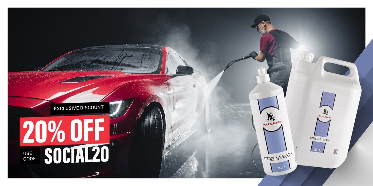 🧽 High strength
🚚 Livery-safe
🌱 Silicone + NTA free

Trusted by pros. Available to you.

⚡ 20% off with code SOCIAL20.

🛒 Buy now: bit.ly/45aLMnR  

#PreWash #DetailingProducts #FleetMaintenance