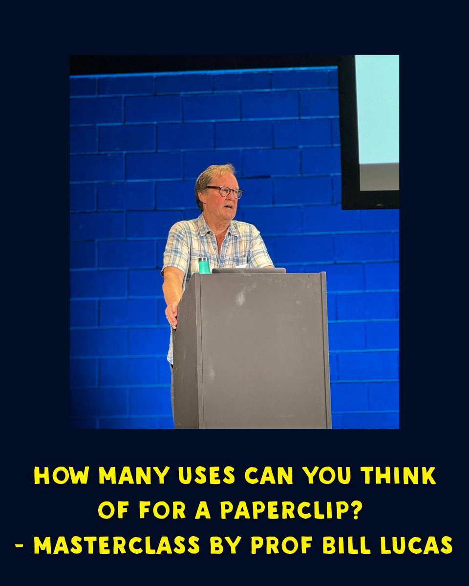 cssf_uk's tweet image. Prof Bill Lucas, Global Thought Leader in Education, led an insightful workshop on the importance of creativity in education. 🖼️

Check out a blog written by Beth A, our lovely Schools Manager, detailing what Bill taught us!

shakespeareschools.org/news/post?id=5… 

#playfulspaces25 #theatre
